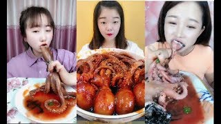 【EATING SHOW】CHINA MUKBANG SPICY OCTOPUS EATING SHOW COMPILATION6문어たこปลาหมึกBạchtuộcASMR [upl. by Yobybab]