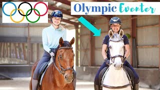 Riding with an OLYMPIC EVENT RIDER  Barn Tour  This Esme  Megan Jones [upl. by Aneeuq]