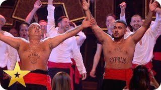 Dance along with the LEGENDARY Stavros Flatley  BGT The Champions [upl. by Atinus]