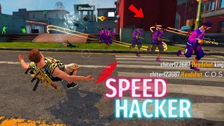 SPEED HACKER IN TRAINING GROUND  FREE FIRE [upl. by Mail875]