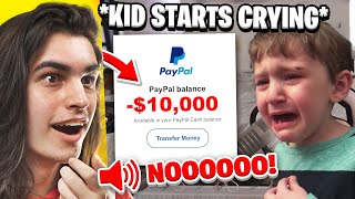 Reacting To Kids ACCIDENTALLY Donating To Live Streamers 😭 [upl. by Chlo115]