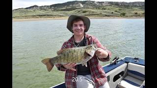 Fishing Fort Peck Montana  Fourchette Bay in May [upl. by Mord233]