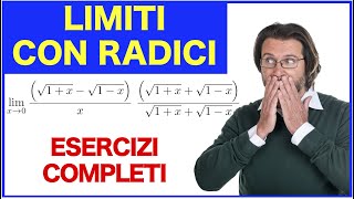 Limiti con radici esercizi completi [upl. by Hummel]