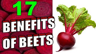 17 Powerful Health Benefits of Beets  BEETROOT CURES FOR THE BODY [upl. by Anahgem]