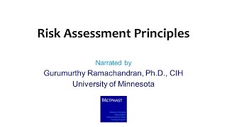 Module 2 Risk Assessment Principles [upl. by Imotih]