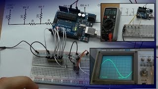 DAC using R2R resistor ladder [upl. by Norina588]