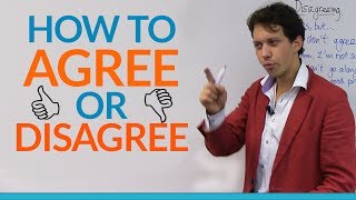 14 Ways to Agree And Disagree  Business English Meetings [upl. by Ardnuasac646]