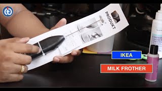 IKEA MILK FROTHER Review amp Battery Installation [upl. by Calen]