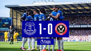 EVERTON 10 SHEFFIELD UNITED  Premier League highlights [upl. by Mccutcheon707]