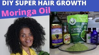 HOW TO MAKE MORINGA OIL FOR THICK HEALTHY AND SUPER HAIR GROWTH [upl. by Malanie]