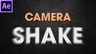 After Effects Tutorials  Create Camera shake effect  74 [upl. by Zeiger]