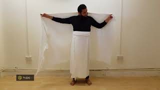 How to Tie Ihram Properly [upl. by Anaibib]