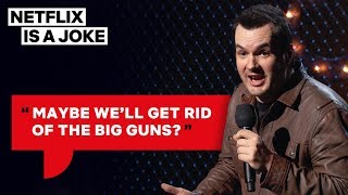 Gun Control According to Jim Jefferies  Netflix Is A Joke [upl. by Jabin]