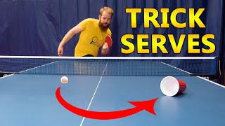 Table Tennis Trick Serves [upl. by Cristal]