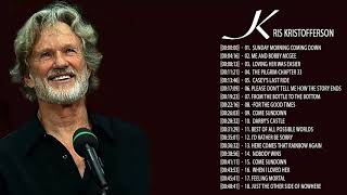 Kris Kristofferson Greatest Hits  Kris Kristofferson Playlist [upl. by Mandell844]