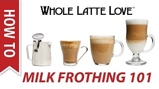 Milk Frothing for Beginners [upl. by Bradman]