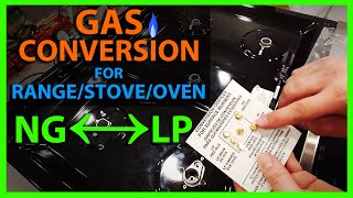 How To Convert a Gas Range Stove or Oven to Propane or LP Conversion KitchenAid [upl. by Nilrah195]