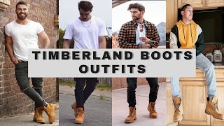 NEW Ways To Timberland Boots Men In 2021  Timberland Boots Outfit Men  Timberland Boots Style [upl. by Ardnama]