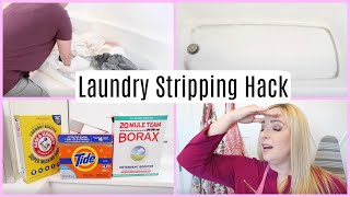 THE MIRACLE LAUNDRY STRIPPING HACK DEEP CLEANING TOWELS WHITES amp SHEETS [upl. by Sanborn778]