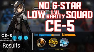 【明日方舟Arknights】CE5  Low LvlRarity Squad  Arknights Strategy [upl. by Olsen]