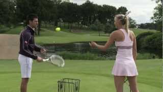 Djokovic vs Sharapova The Challenge [upl. by Sirhc]