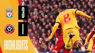 Liverpool 31 Sheffield United  Premier League highlights [upl. by Tengdin482]