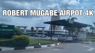 Robert Mugabe Airport 4K Drive  Zimbabwe [upl. by Nivonod708]