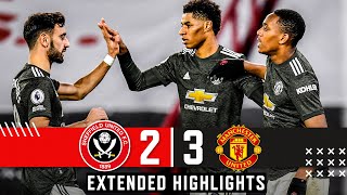 Sheffield United 23 Manchester United  Extended Premier League highlights  Rashford wins it [upl. by Kremer726]