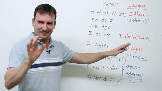 Conversation Skills How to agree or disagree in English [upl. by Svensen72]