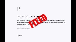 Easy Ways Error Code ERRINVALIDRESPONSE Chrome Issue [upl. by Egreog772]