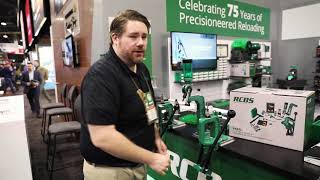 RCBS Rebel Reloading Press  ShotShow 2020 [upl. by Anelej]