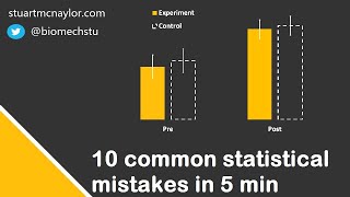 Ten Statistical Mistakes in 5 Min [upl. by Arrais]