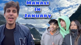 MANALI IN JANUARY 💙  shyrinnanicka [upl. by Yellac]