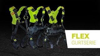 FLEX LITE FLEX PRO amp FLEX PRO PLUS Harnesses DE  EDELRID [upl. by Aerdnak]