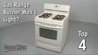 Top Reasons Gas Burner Won’t Light — Gas Range Troubleshooting [upl. by Sisco]