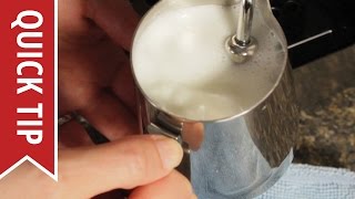 How to AutoFroth Milk for Lattes [upl. by Farris]