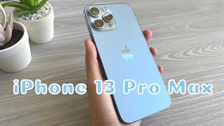 iPhone 13 Pro Max Sierra Blue Unboxing [upl. by Fink911]