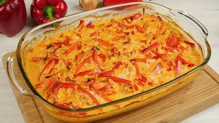 Paprika Sahne Hähnchen aus dem Ofen [upl. by Gentilis750]