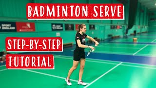 Backhand Serve  A stepbystep guide EVERY BADMINTON PLAYER NEEDS [upl. by Sergio]