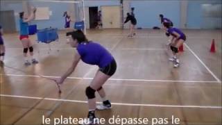 volleyball reception training [upl. by Anyrb]