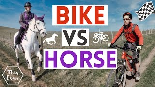 Bike VS Horse Equilab Challenge AD  This Esme [upl. by Torres]