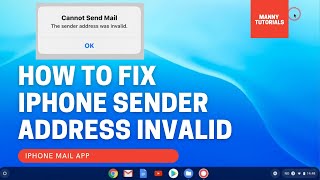 How to fix iPhone Sender Address Invalid [upl. by Verbenia599]