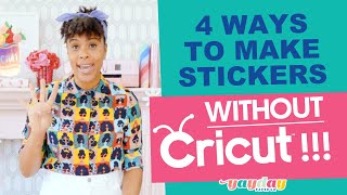 How to Make Your Own Stickers WITHOUT CRICUT  No Machine Required [upl. by Droffats448]