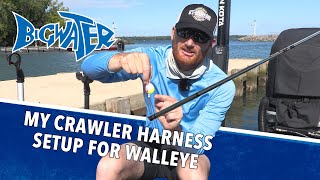 Crawler Harness Set Up for Walleye Fishing  My Rig for Lake Erie Walleye [upl. by Nnylyrehc]