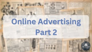 Online Advertising Part 2  CIPPUS Certification [upl. by Lynch]