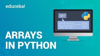 Arrays In Python  Python Array Operations  Python Tutorial For Beginners  Edureka [upl. by Cosimo341]