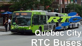 Quebec City public transportation RTC Buses [upl. by Alemrac]