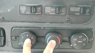 How to reset your AC in your freightliner [upl. by Mandler]