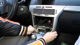 Opel Astra H разбираем панель приборов How to disassemble the dashboard Opel Astra H [upl. by Love]