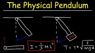 Physical Pendulum Problems  Moment of Inertia  Physics [upl. by Hsetim]